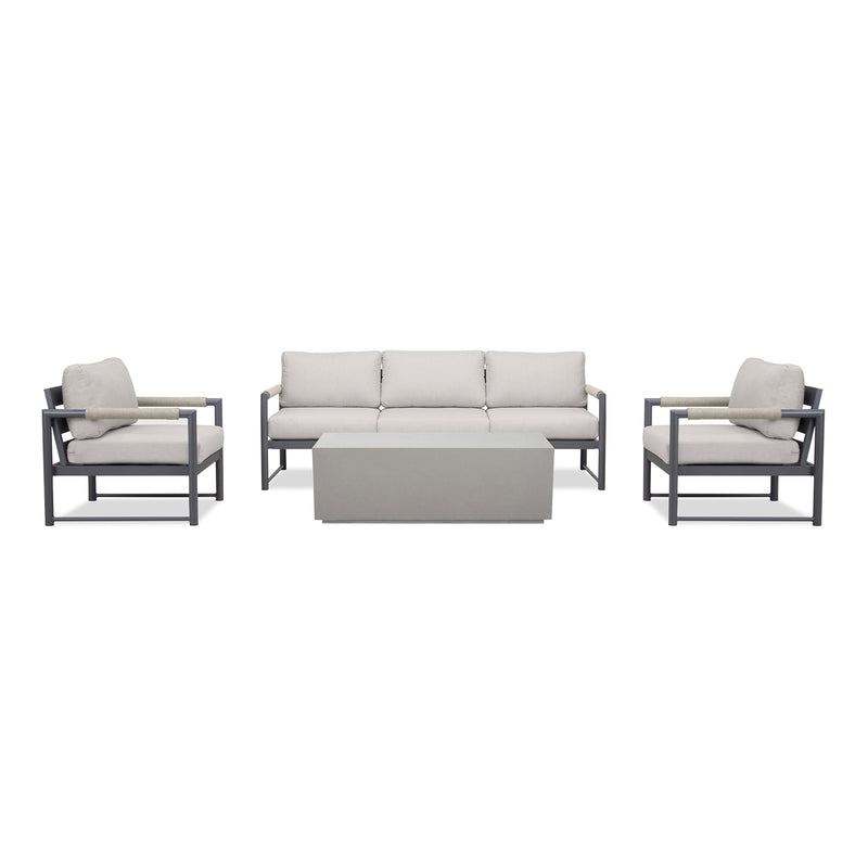 variant:Two Club Chairs / Slate/Pebble Gray / Cast Silver