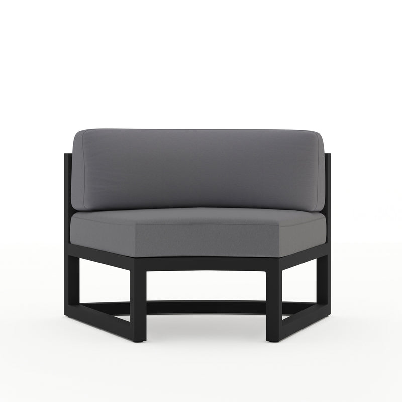 variant:Two Seats / Black / Canvas Charcoal