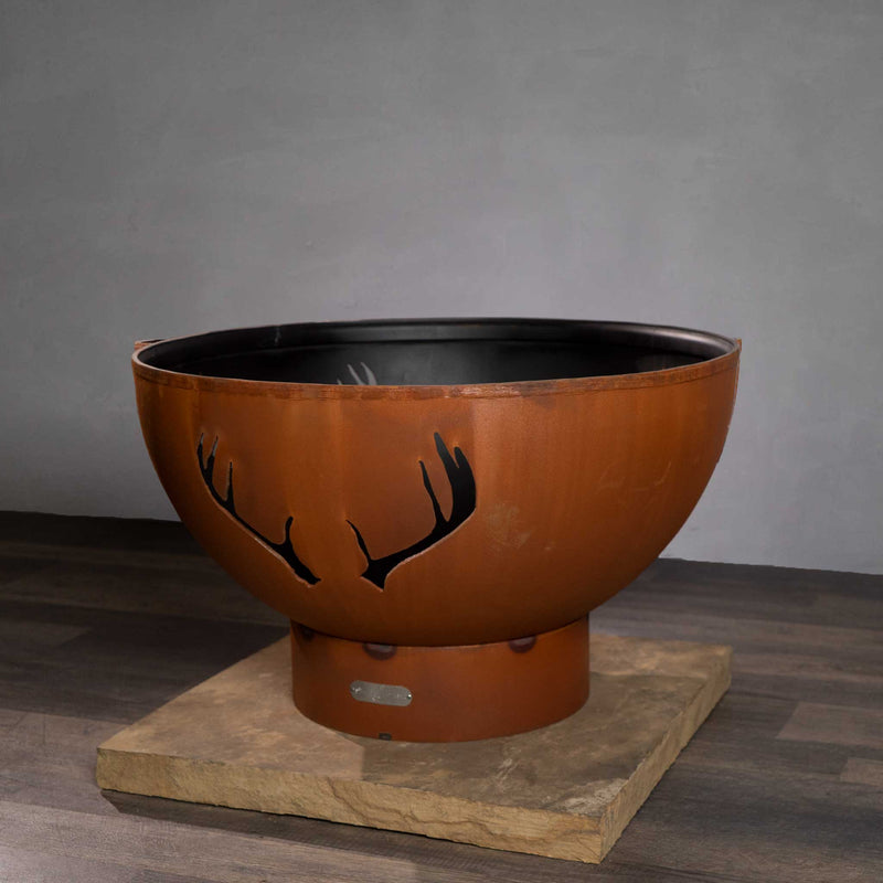 Fire Pit Art Antlers Fire Pit