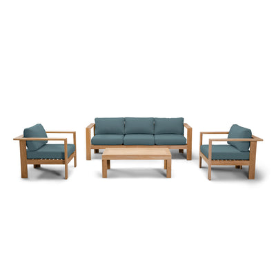 variant:Two Club Chairs / Cast Lagoon