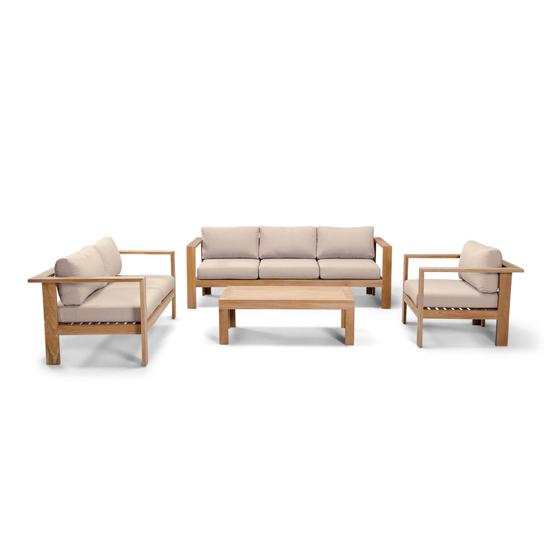 variant:Club Chair and Loveseat / Canvas Flax