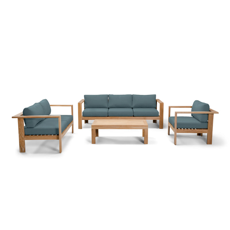 variant:Club Chair and Loveseat / Cast Lagoon