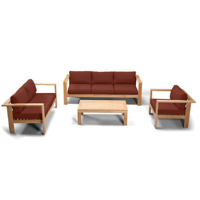 variant:Club Chair and Loveseat / Canvas Henna