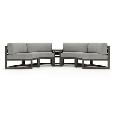 variant:Four Seats with Wedge End / Slate / Cast Silver