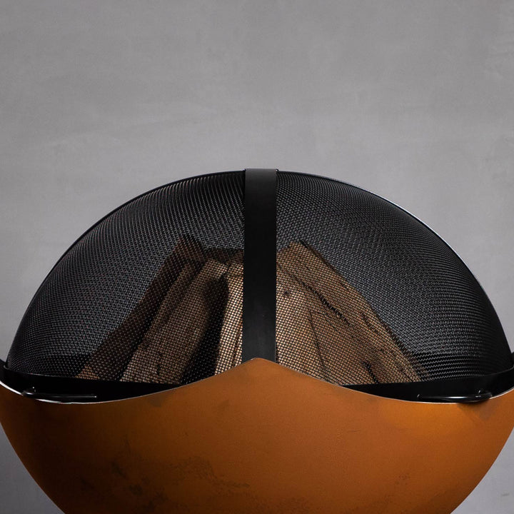 Fire Pit Art 34.5" Artisan Spark Guard with Bottom Handles