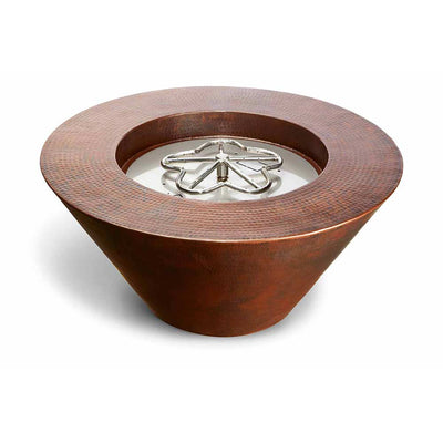 Mesa Hammered Copper Fire Bowl 32" by HPC Fire