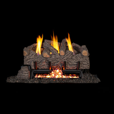 Vent-Free Gas Logs Gnarled Oak by Real Fyre