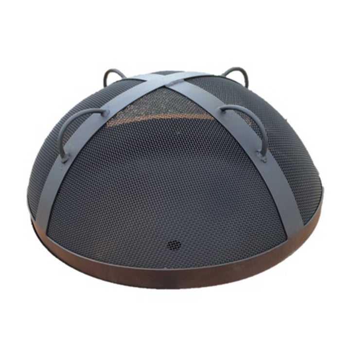 Fire Pit Art 34.5" Artisan Spark Guard with Top Handles