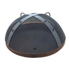 Fire Pit Art 27.5" Artisan Spark Guard with Top Handles