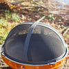 Fire Pit Art 34.5" Artisan Spark Guard with Bottom Handles