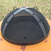 Fire Pit Art 34.5" Artisan Spark Guard with Top Handles