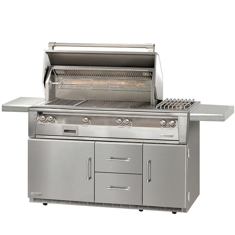 Alfresco 56" ALXE Deluxe Portable Gas Grill with Cold Storage