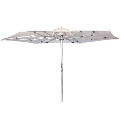ARTiculatedshade Aspen 13' Hexagon Sunbrella Canvas Umbrella