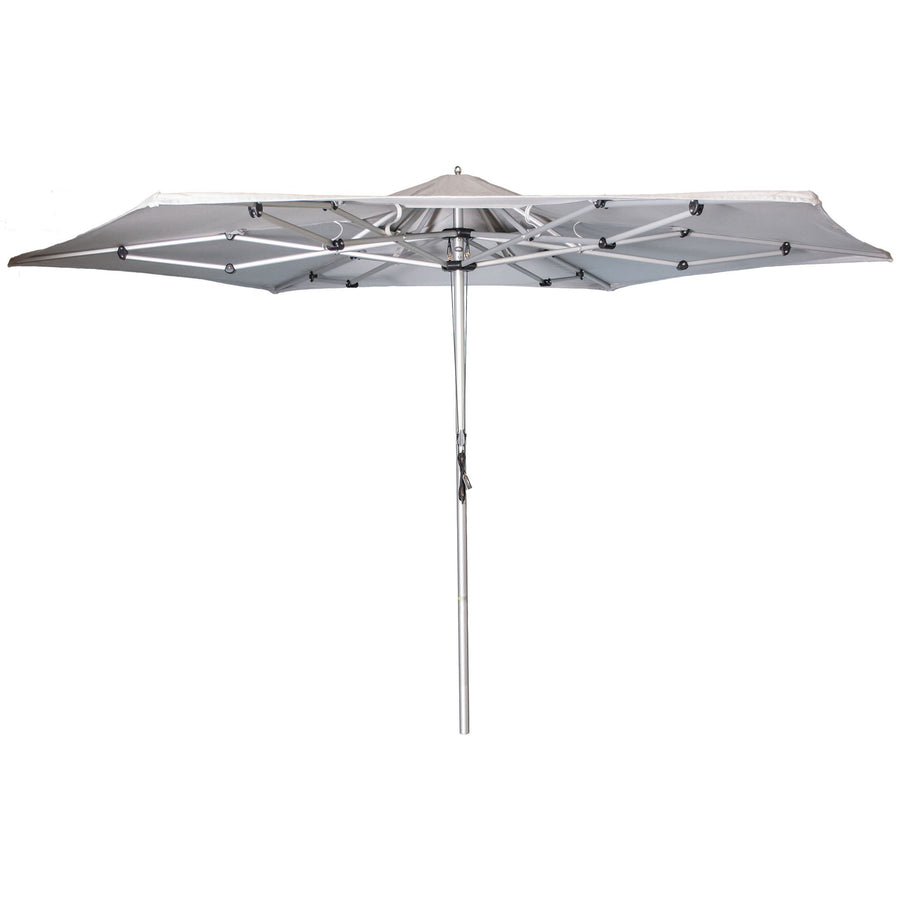 ARTiculatedshade Aspen 13' Hexagon Sunbrella Canvas Umbrella