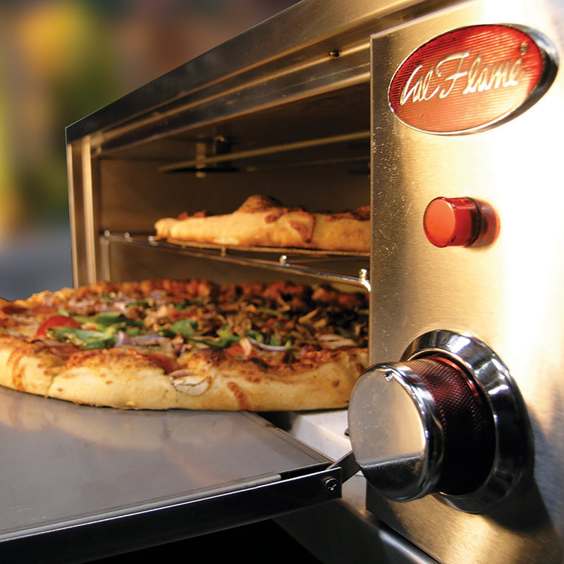 Cal Flame 2-in-1 Pizza Oven and Food Warmer