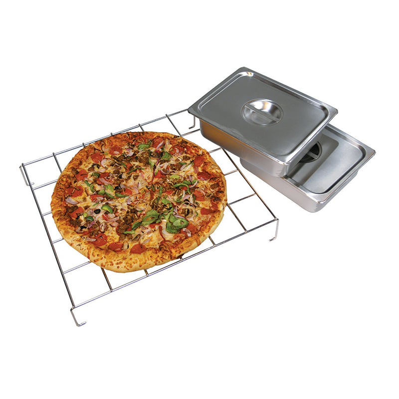 Cal Flame 2-in-1 Pizza Oven and Food Warmer