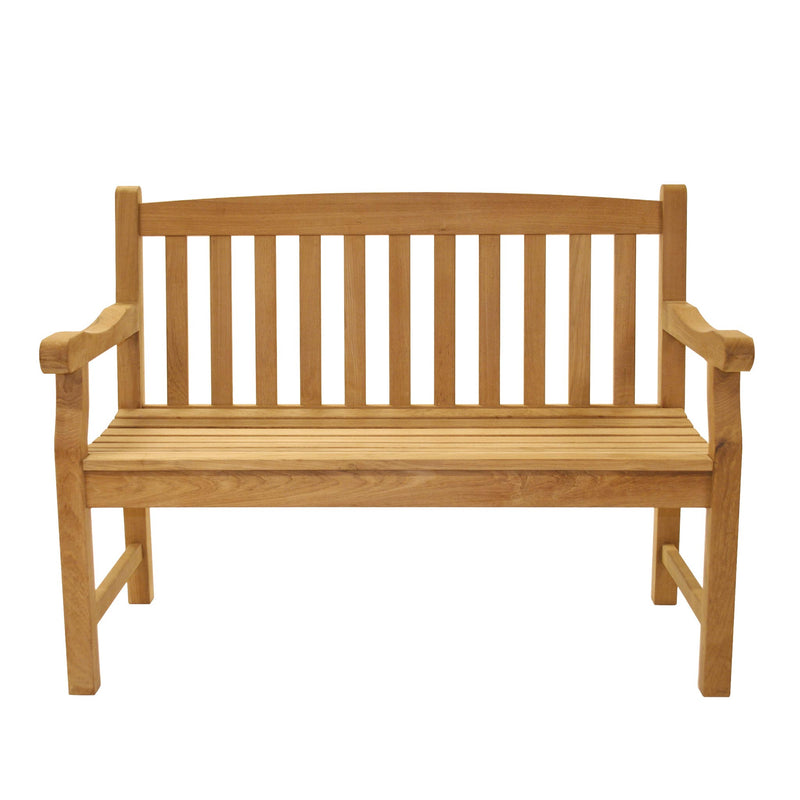Classic Two-Seater Teak Bench - Starfire Direct