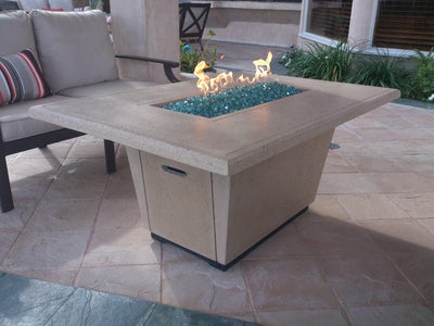 Rectangle Cosmopolitan Fire Table by American Fyre Designs