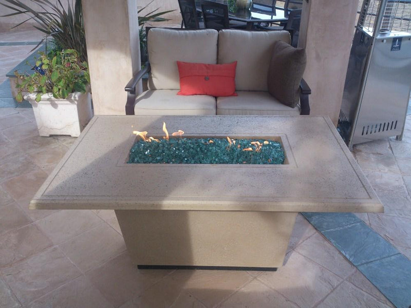 Rectangle Cosmopolitan Fire Table by American Fyre Designs