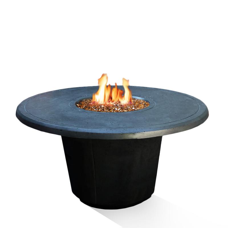 Round Cosmopolitan Fire Table by American Fyre Designs