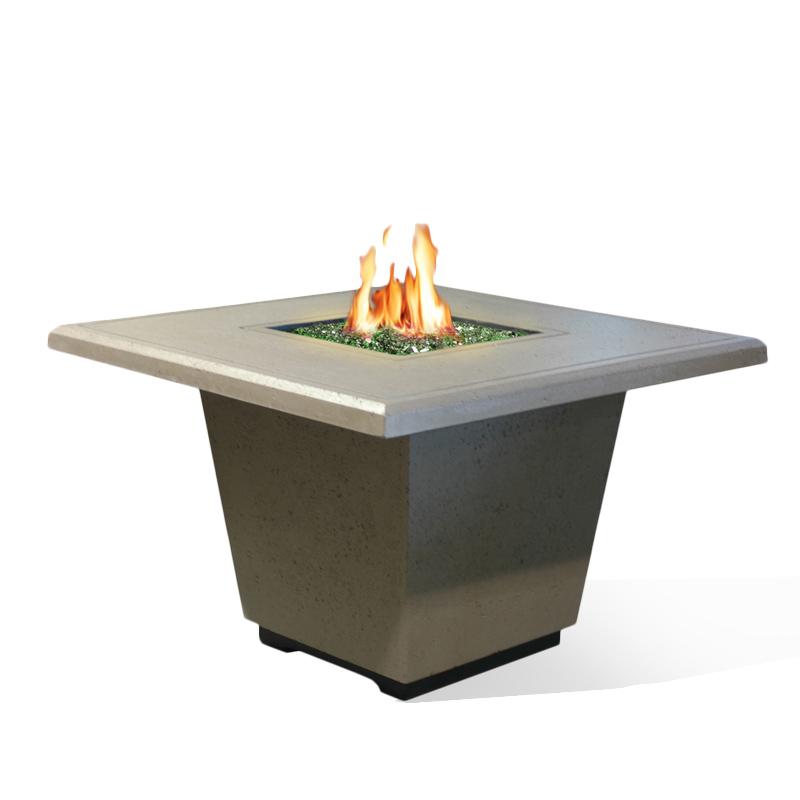 Square Cosmopolitan Fire Table by American Fyre Designs