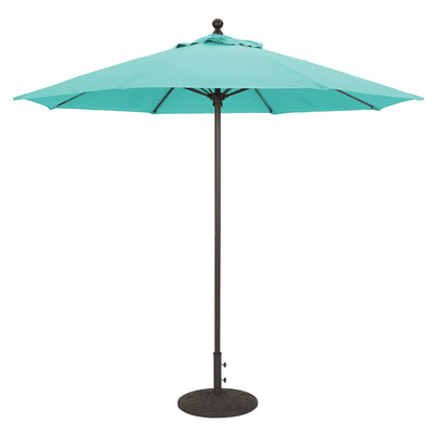 Galtech 735 9' Commercial Manual Lift Umbrella - Bronze