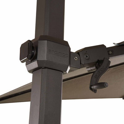 Octagonal 301 Series Sidepost Crank Lift Umbrella 11.5' by Jardinico