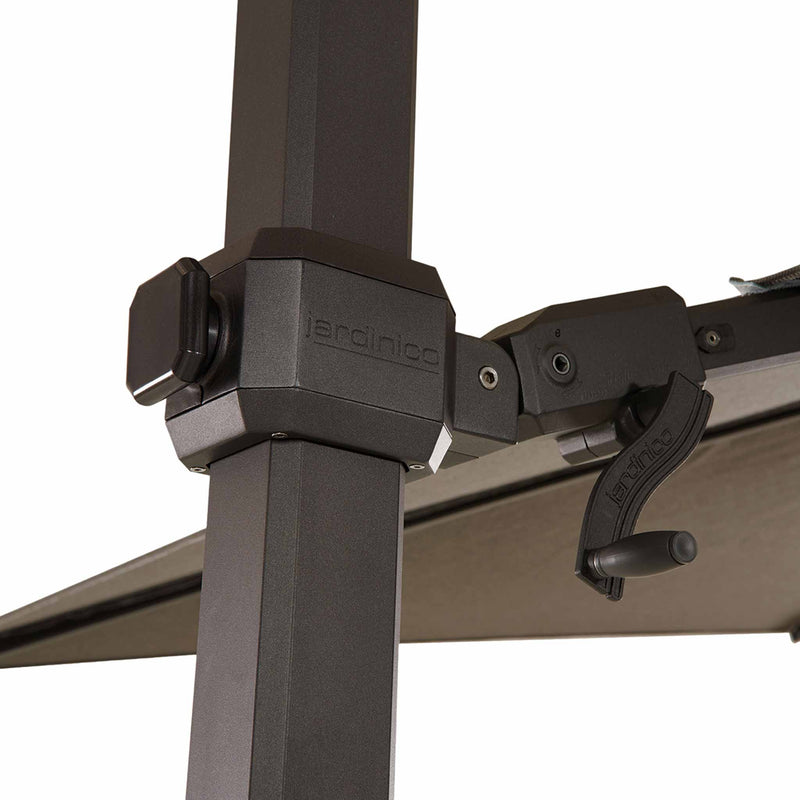 Octagonal 301 Series Sidepost Crank Lift Umbrella 11.5&