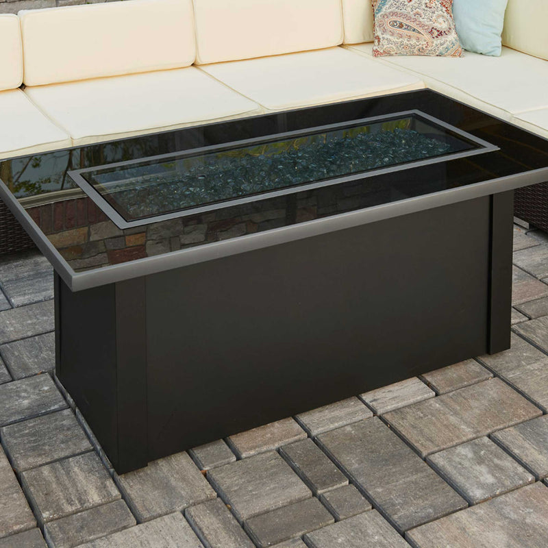 Monte Carlo Linear Gas Fire Pit Table - Starfire Direct