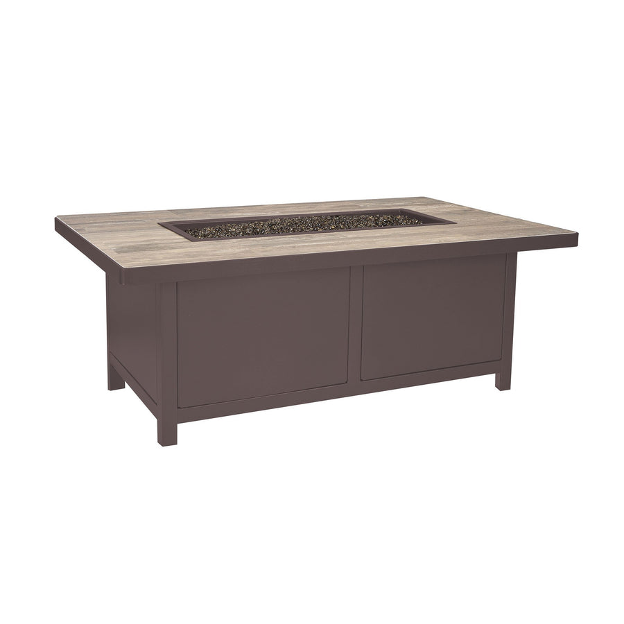 OW Lee 30" x 50" Occasional Height Elba Fire Pit Table