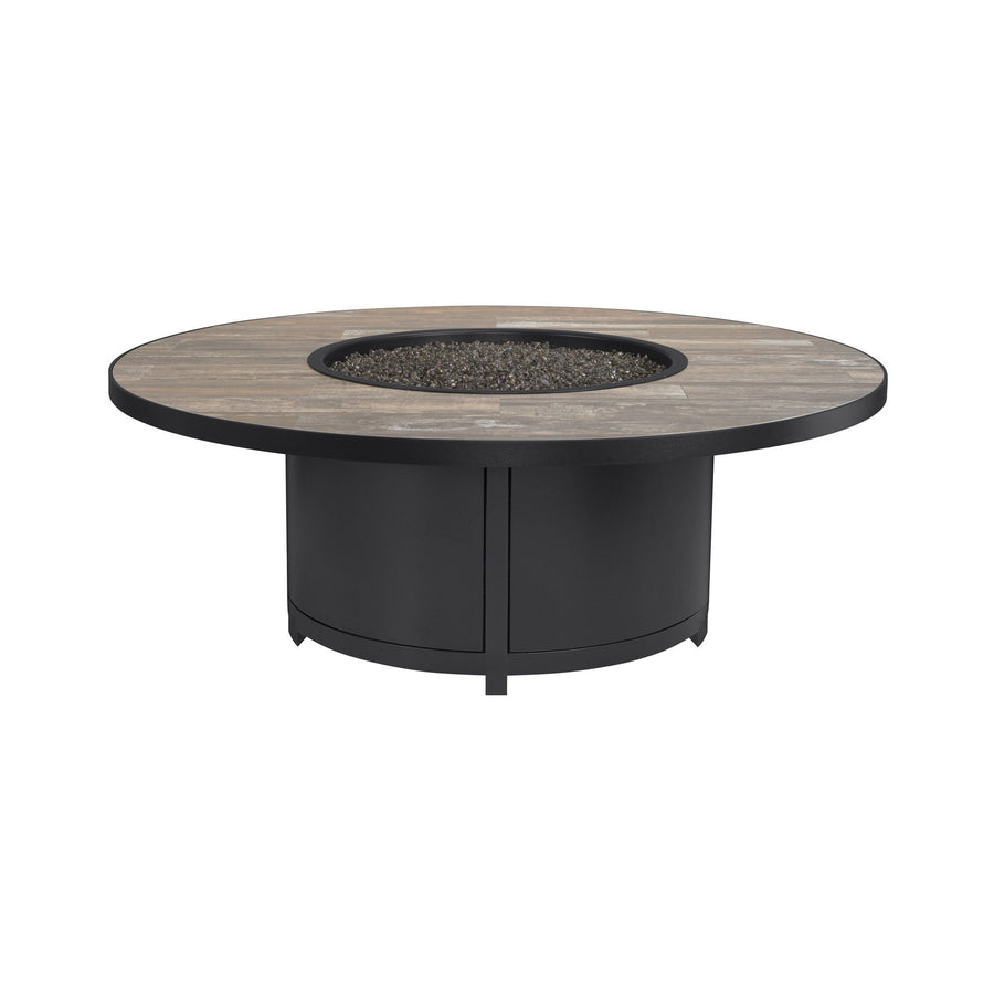 OW Lee 54" Round Occasional Height Elba Fire Pit Table
