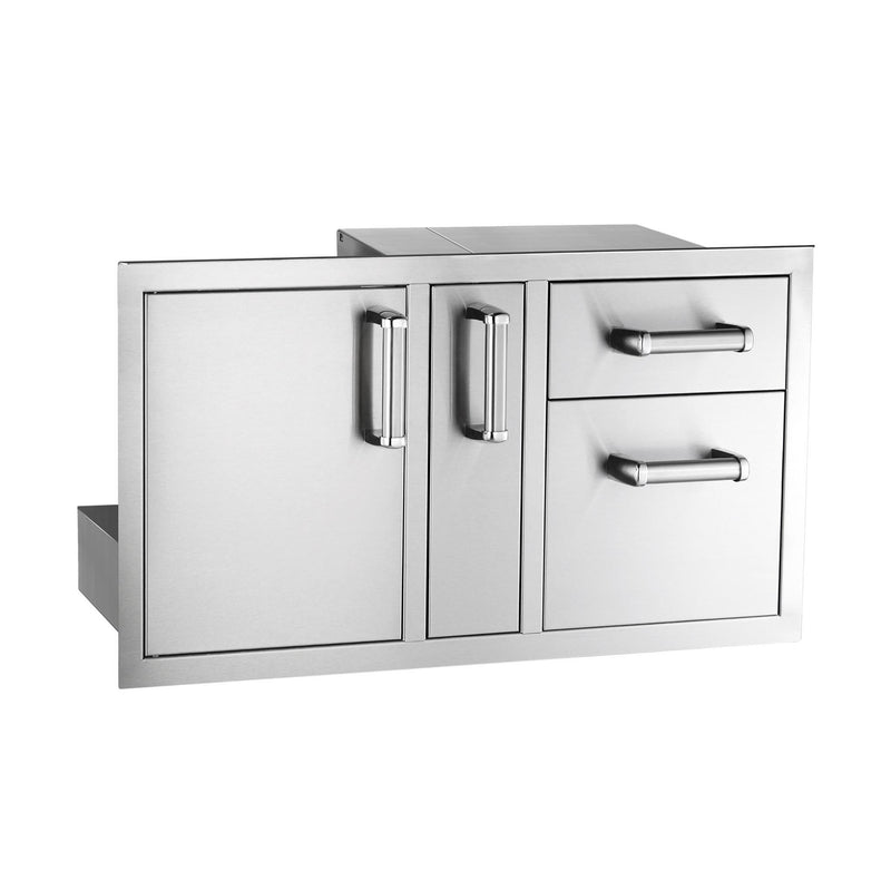 Premium Access Door with Platter Storage and Double Drawers - Flush Mount - Starfire Direct
