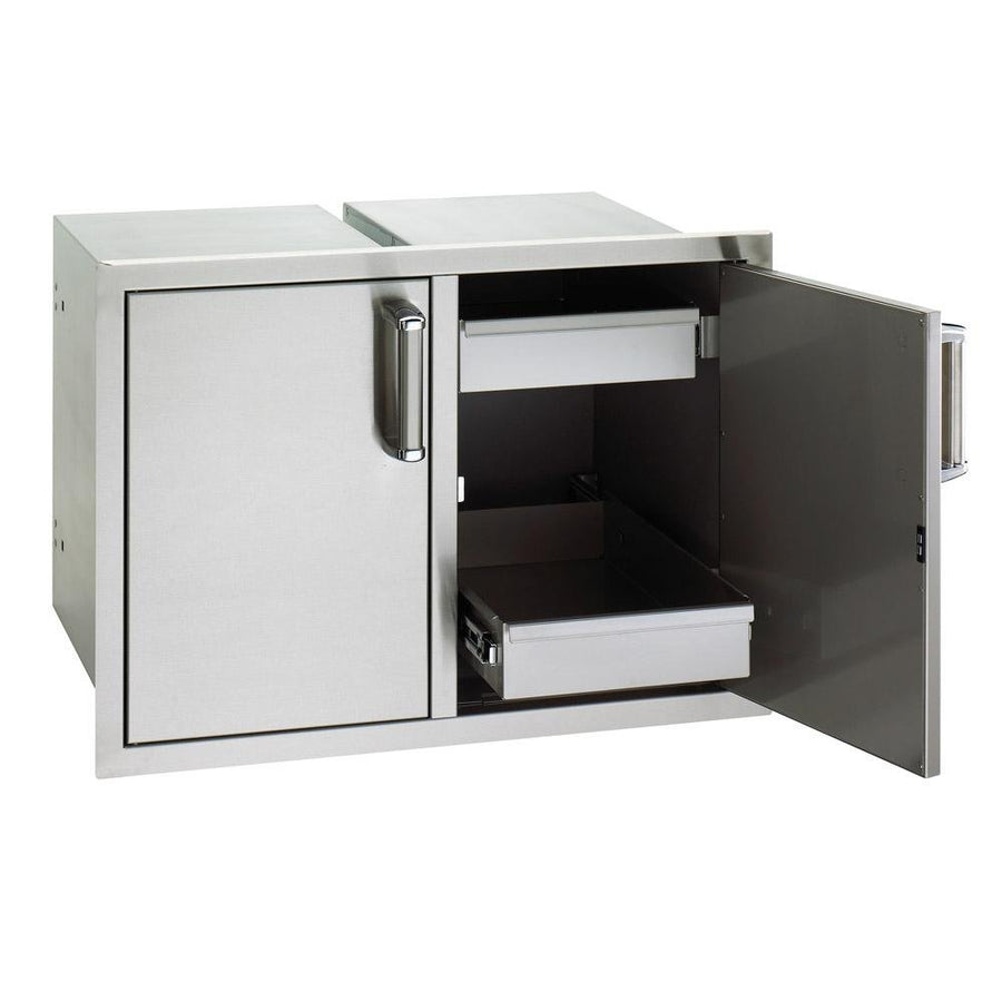 Premium Double Doors with 2 Dual Drawers - Flush Mount - Starfire Direct