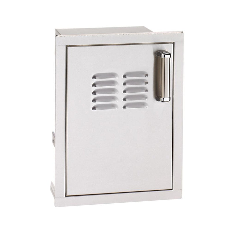 Premium Single Door with Tank Tray and Louvers - Flush Mount - Starfire Direct
