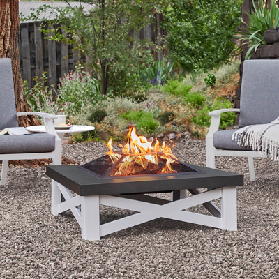 Real Flame Austin Wood Burning Fire Table