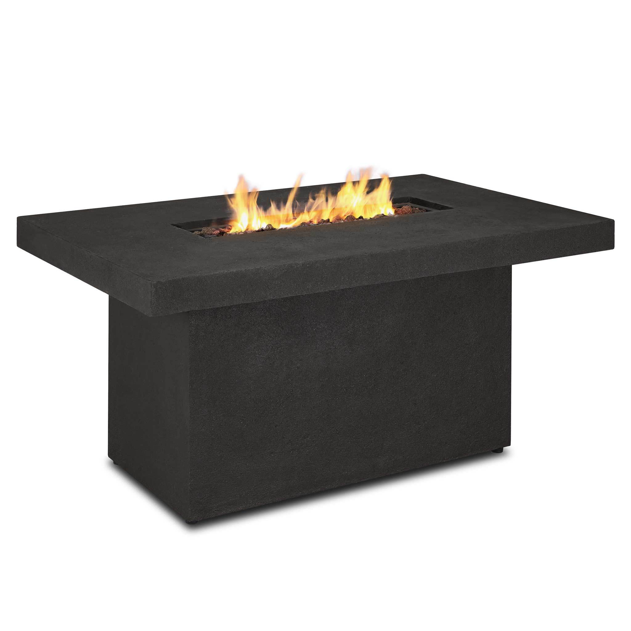 Real Flame Ventura Rectangle Gas Fire Table Starfire Direct
