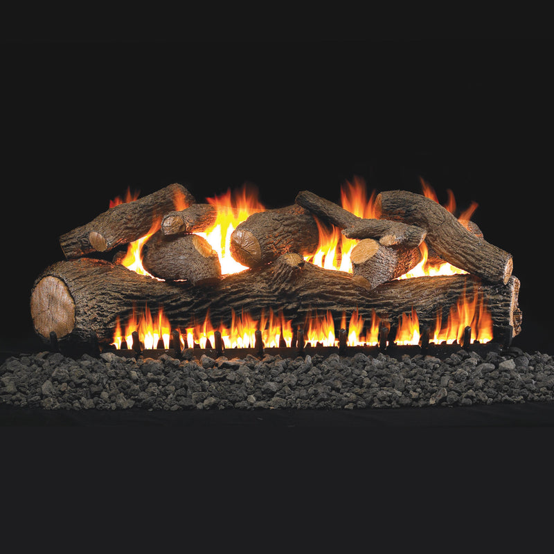 Vented See-Thru Gas Logs Mammoth Pine by Real Fyre