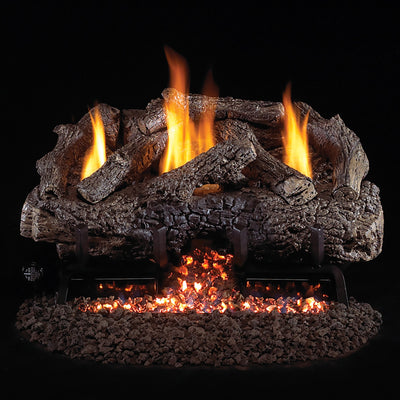 Vent-Free Gas Logs Charred Frontier Oak by Real Fyre