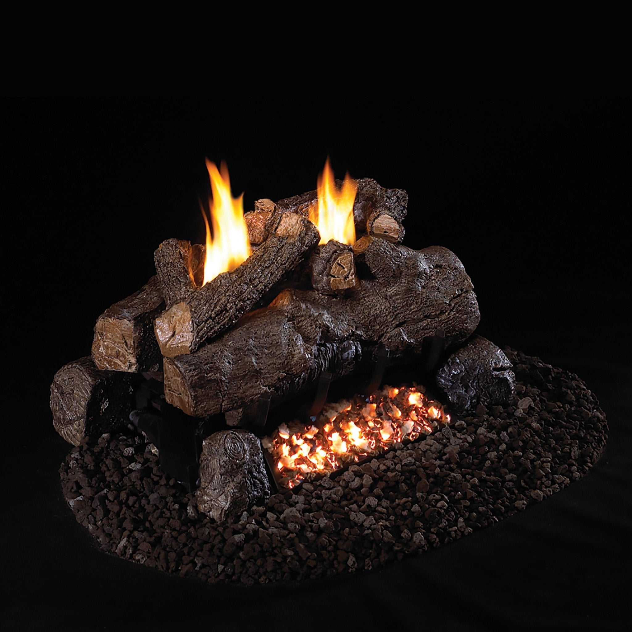 Real Fyre Vent-Free See-Thru Evening Fyre Gas Logs – Starfire Direct