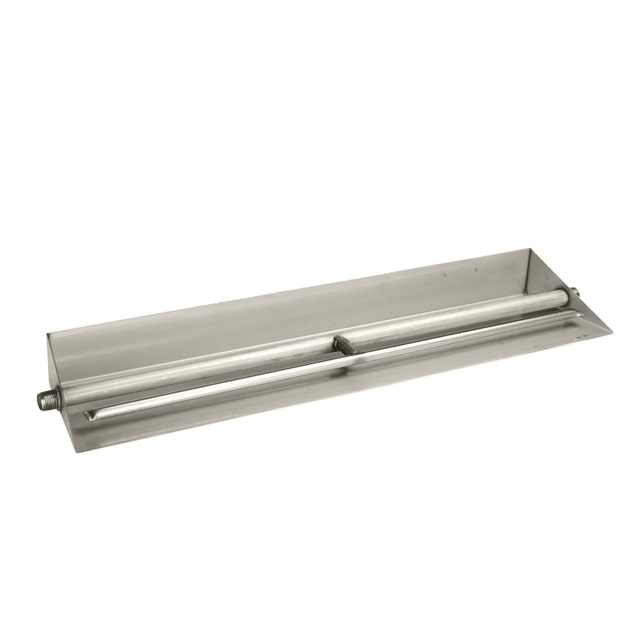 18/20" Vented G45 Stainless Steel Fireplace Burner "02" Series Non-Standing Pilot with On/Off Remote by Real Fyre