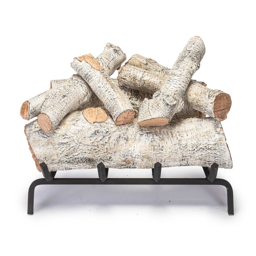 Vented Gas Logs Mountain Birch by Real Fyre