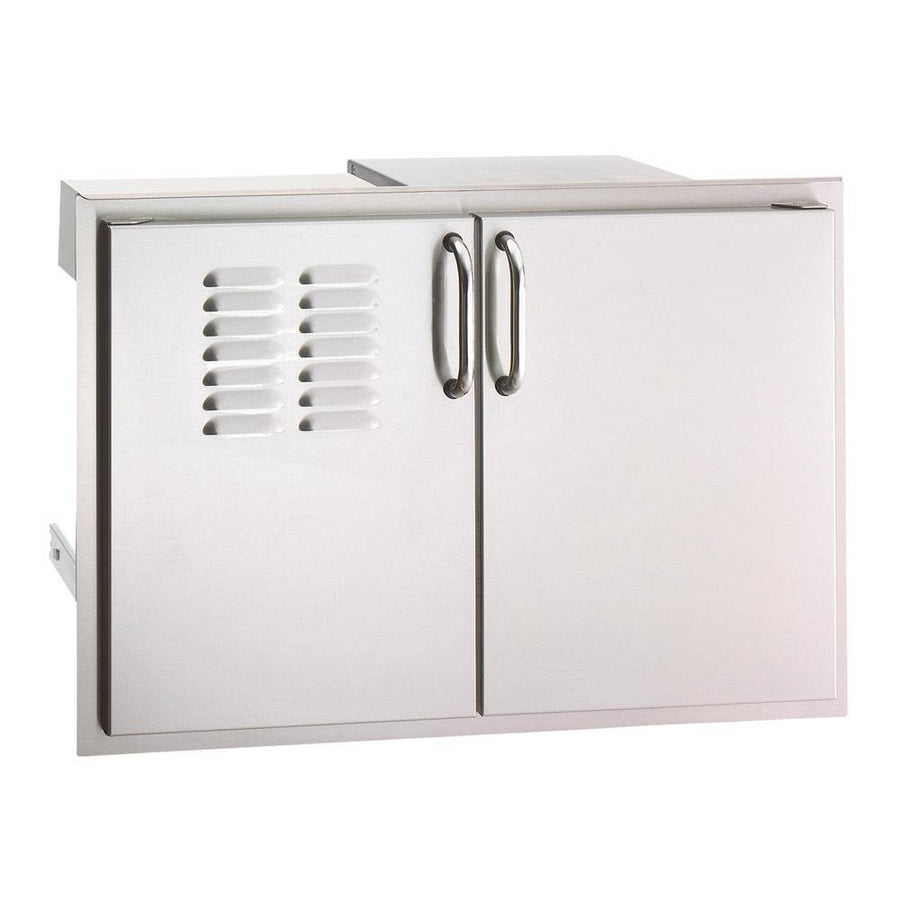 Fire Magic Select Double Doors with Tank Tray, Louvers and Dual Drawers