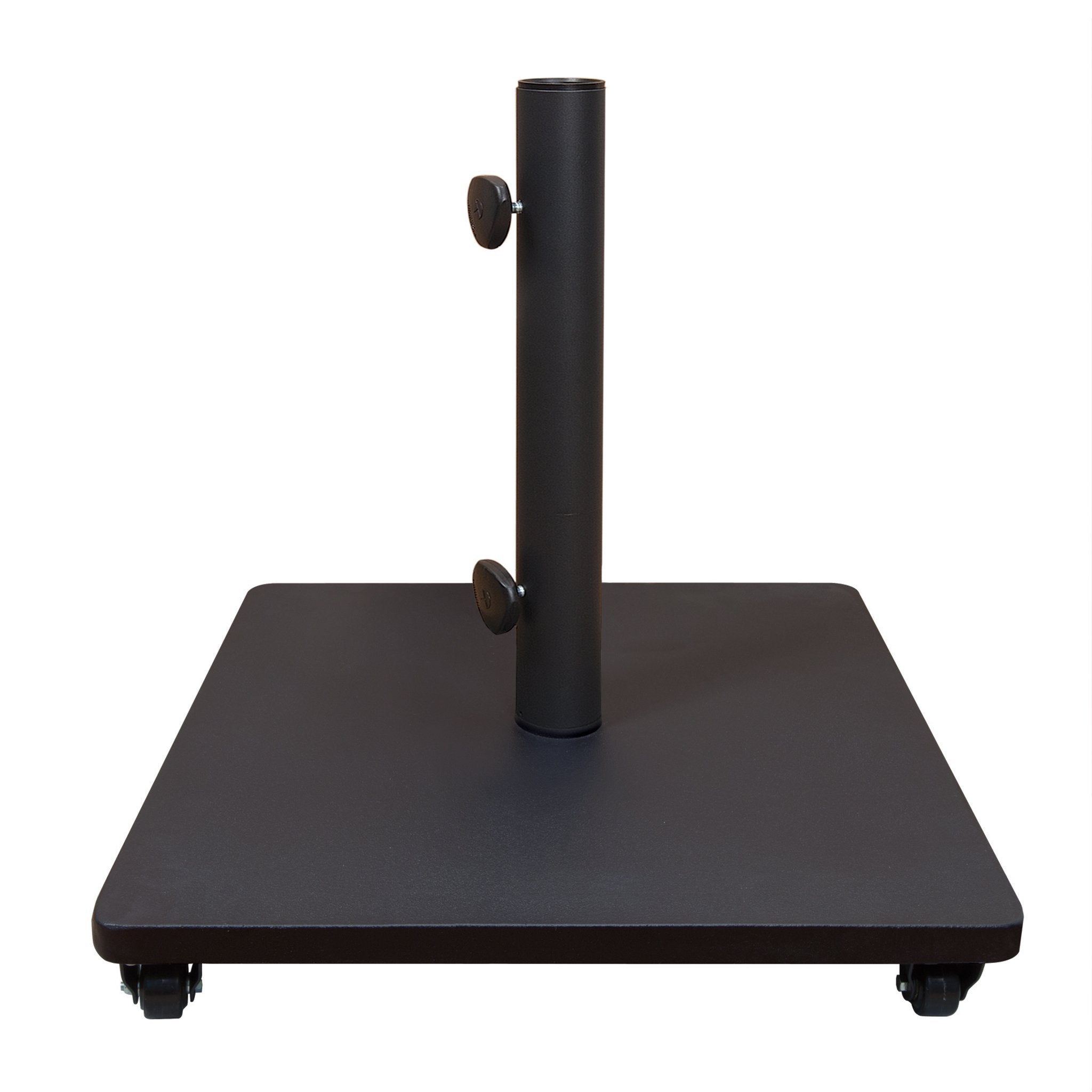 Shademaker Steel Umbrella Base with Casters Starfire Direct