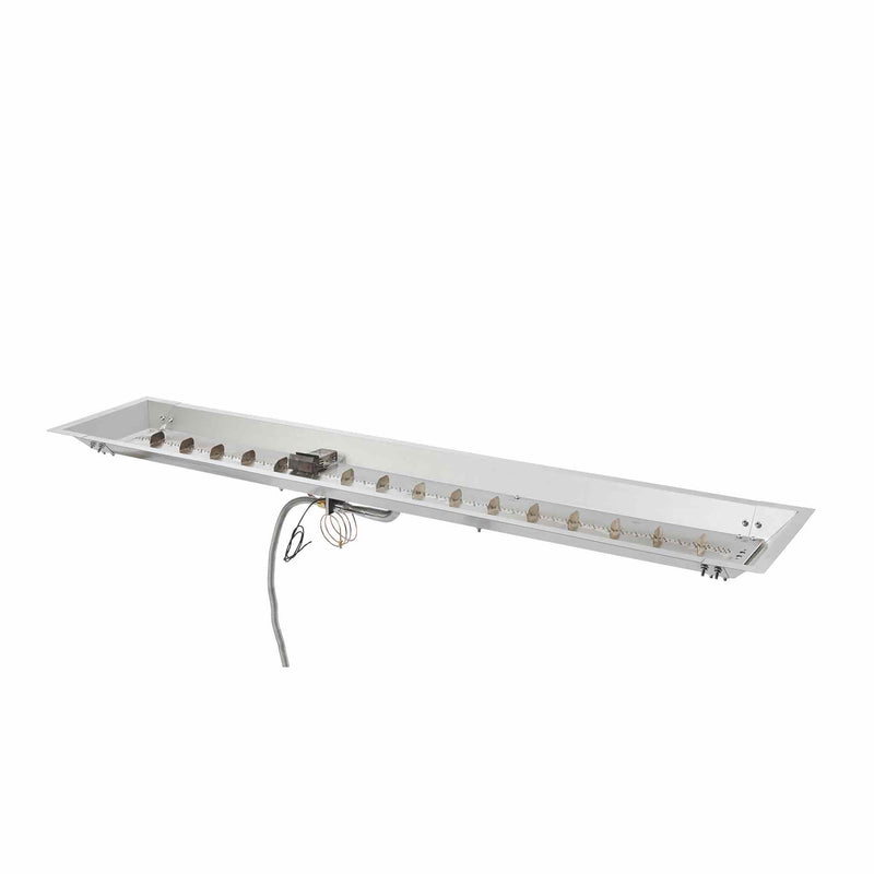 Stainless Steel Linear Crystal Fire Gas Burner