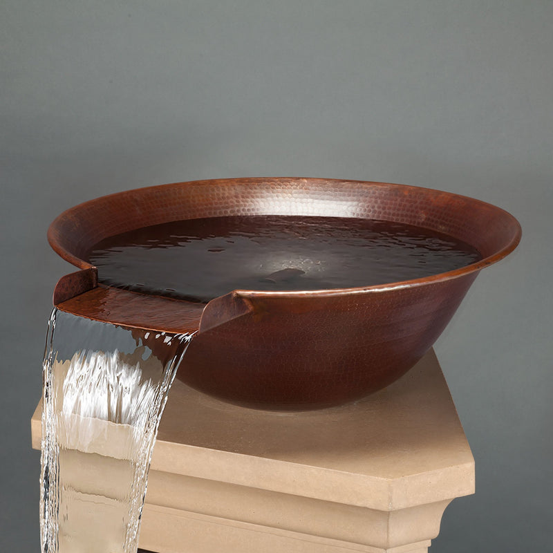 Starfire Designs 31" Campana Moreno Copper Water Bowl