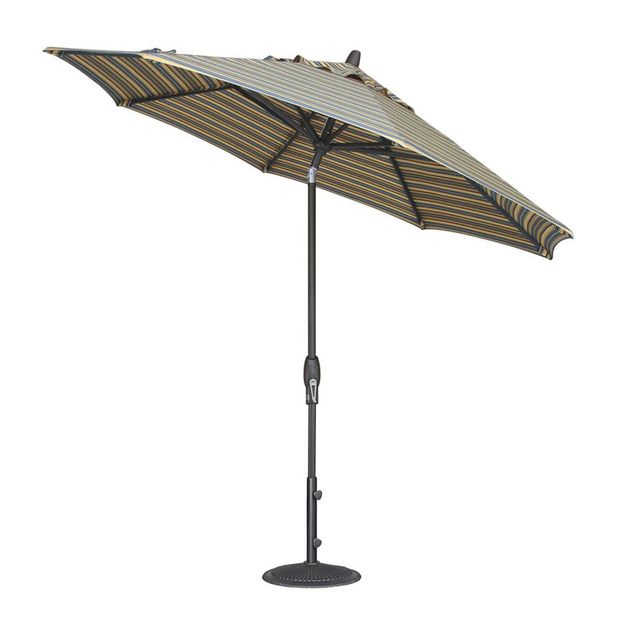 Auto Tilt Umbrella with O'bravia 2 Fabric 9' by Treasure Garden